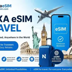 Nexa eSIM Travel: karta eSIM dla podróżnych. Zapewnia łączność na całym świecie, szybki setup i niezawodność.