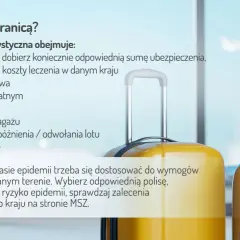 Jakie ubezpieczenie turystyczne wybrać? Polisa powinna obejmować koszty leczenia, ratownictwa, OC, NNW, bagażu, opóźnienia lotu i assistance.