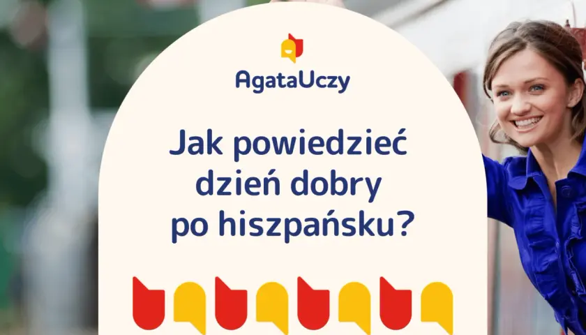 Uśmiechnięta kobieta wita Cię, ucząc jak powiedzieć dzień dobry po hiszpańsku.