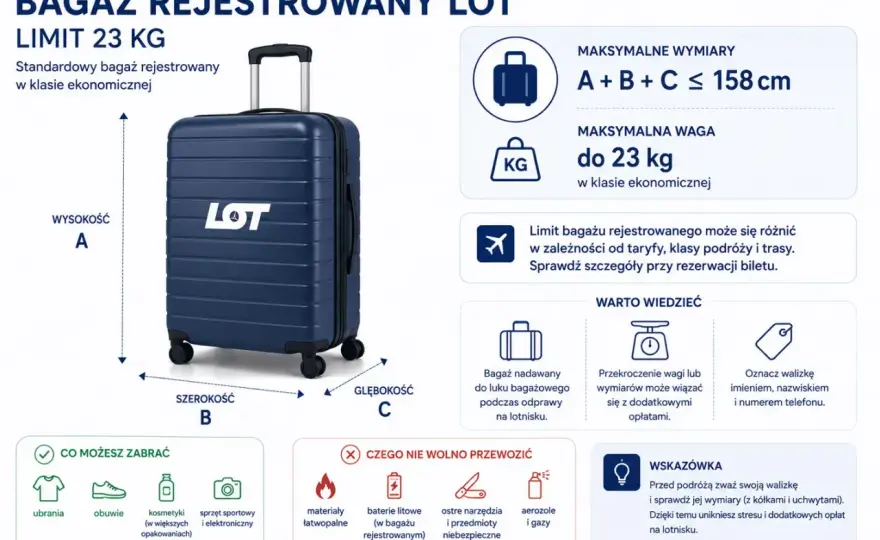 Bagaż rejestrowany - Jak uniknąć dopłat i stresu na lotnisku?