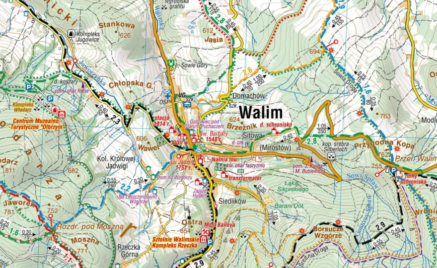 Góry Sowie - mapa atrakcji. Jak planować trasy?