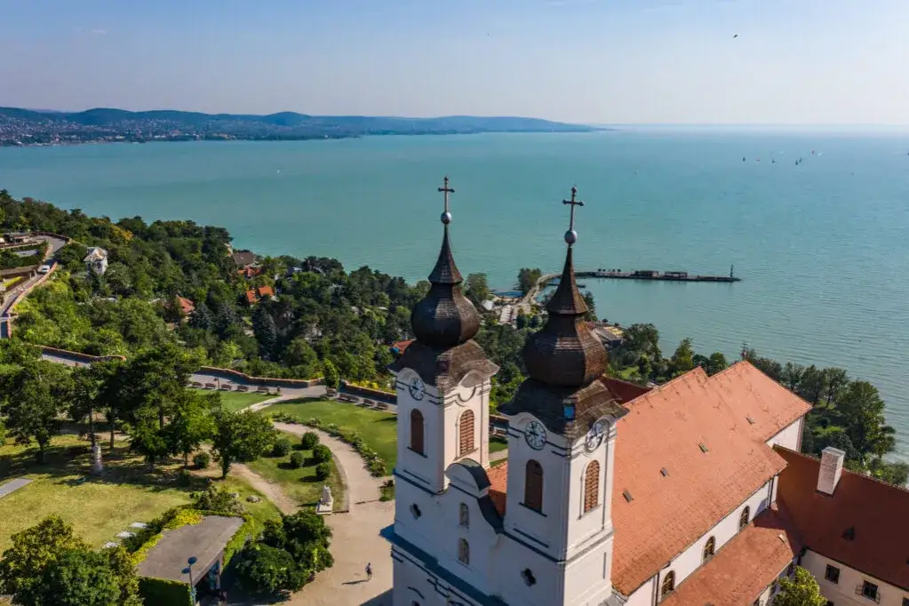 Półwysep Tihany panorama Balaton
