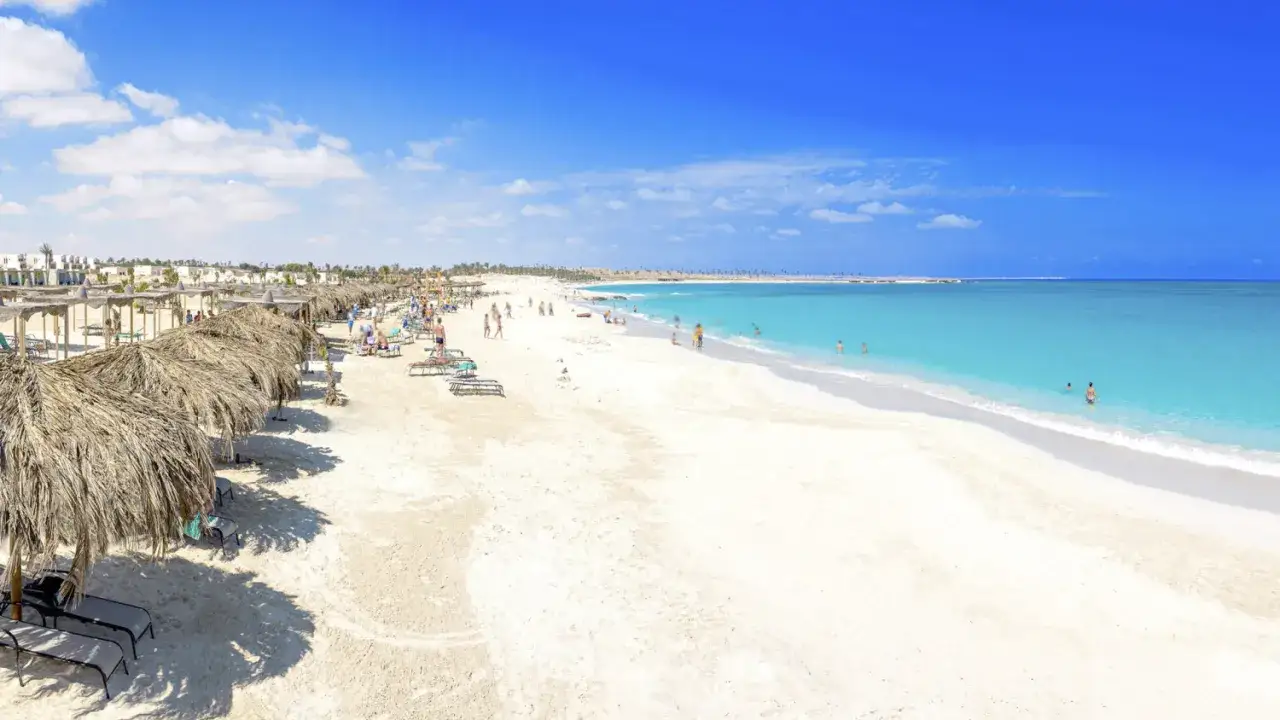 Plaże Egipt Morze Śródziemne biały piasek