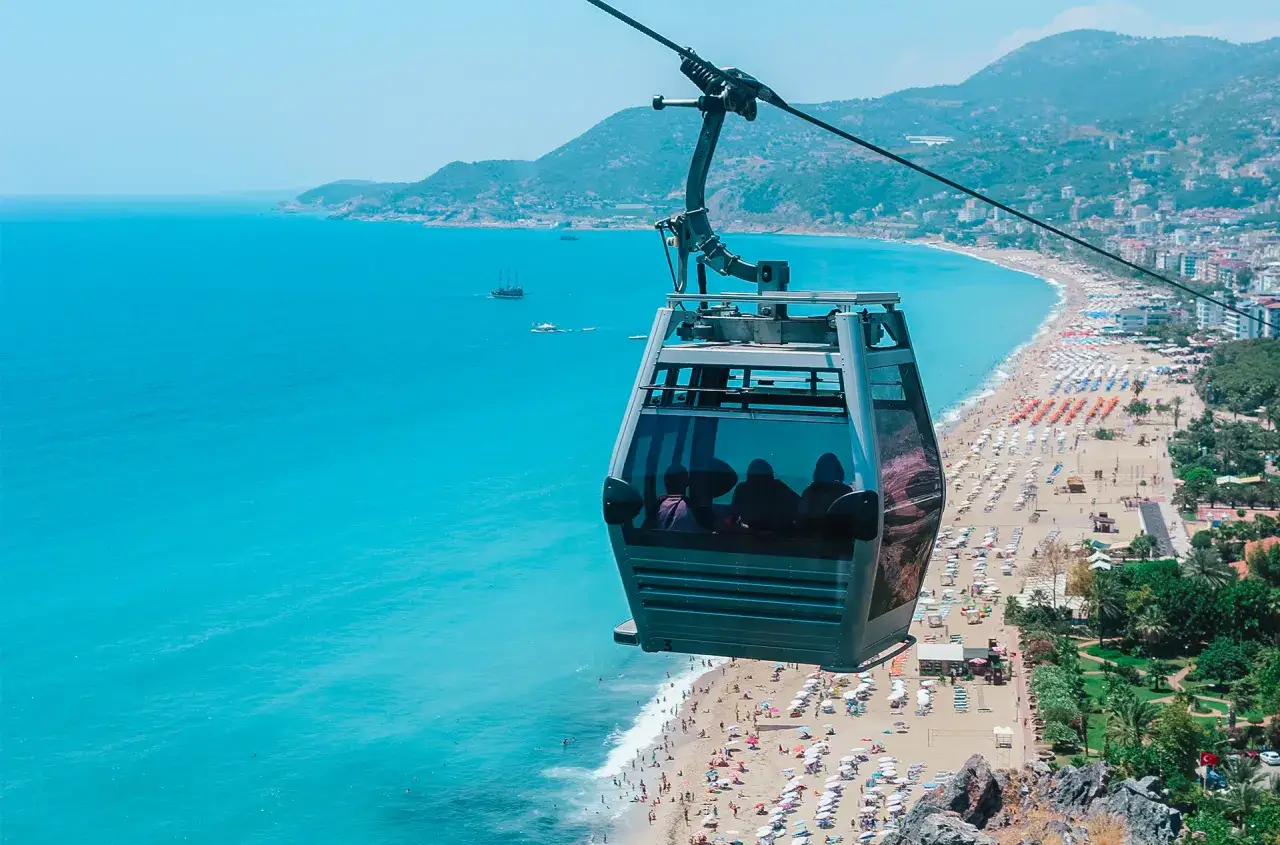 Alanya zamek i kolejka linowa